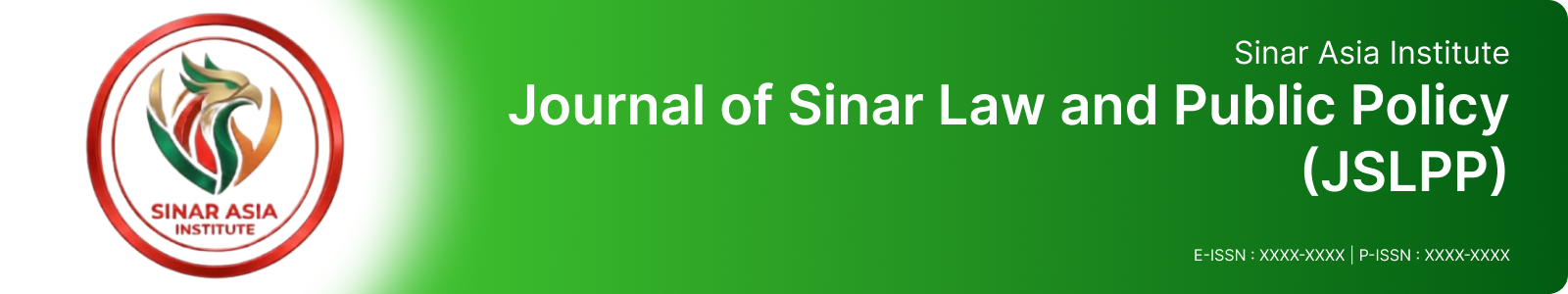 Journal of Sinar Law and Public Policy